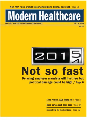 Modern Healthcare - 8 Jul 2013