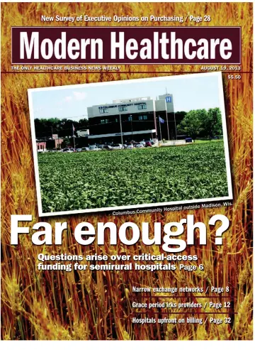 Modern Healthcare - 19 Aug 2013