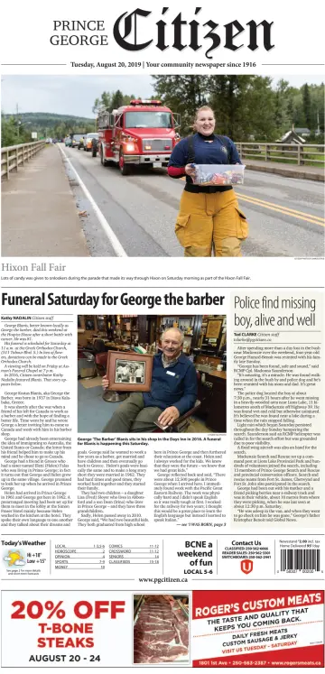 The Prince George Citizen - 20 Aug 2019