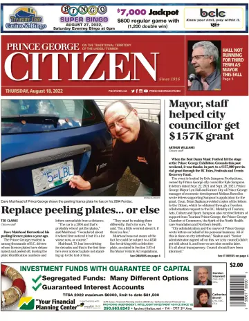The Prince George Citizen - 18 Aug 2022