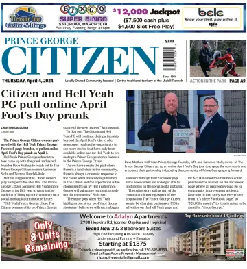 The Prince George Citizen - 4 Aib 2024