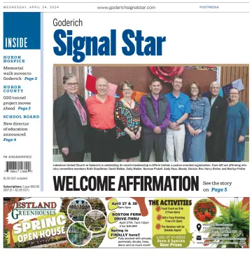 The Goderich Signal-Star - 24 4月 2024
