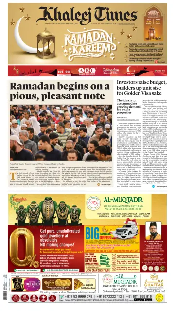 Khaleej Times - 11 Mar 2024