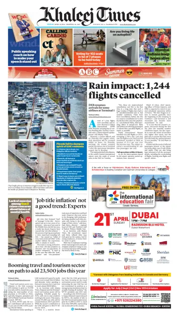 Khaleej Times - 19 Apr. 2024