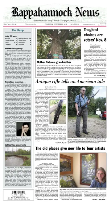 Rappahannock News - 20 Oct 2011