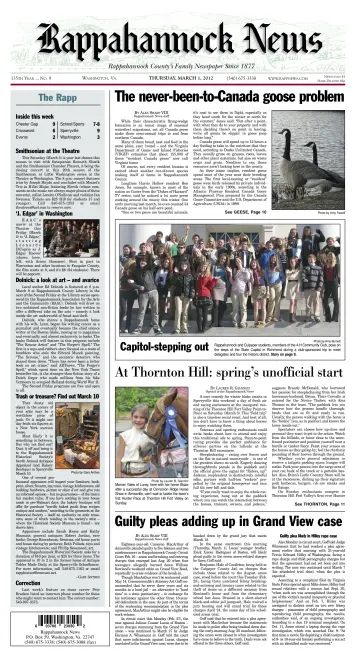 Rappahannock News - 1 Mar 2012