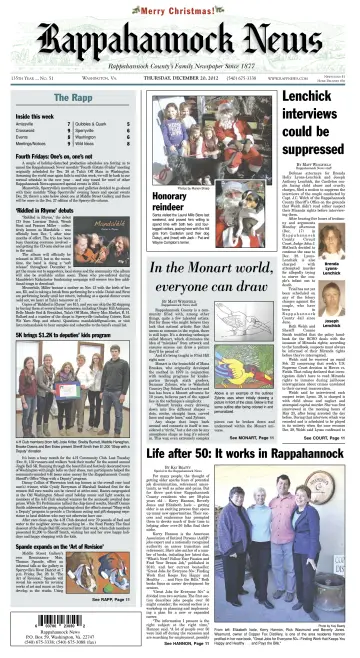Rappahannock News - 20 Dec 2012