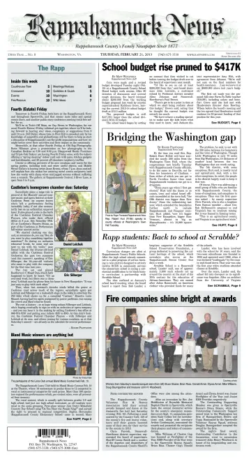 Rappahannock News - 21 Feb 2013