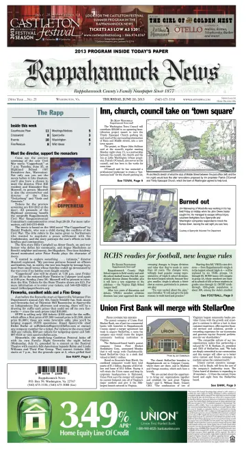 Rappahannock News - 20 Jun 2013