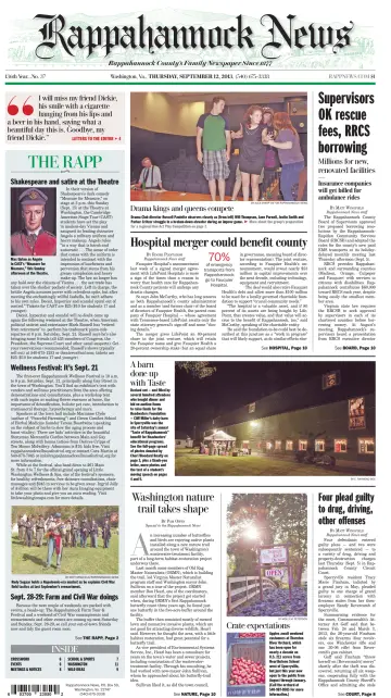 Rappahannock News - 12 Sep 2013