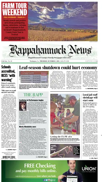 Rappahannock News - 3 Oct 2013