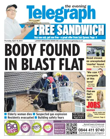 The Peterborough Evening Telegraph - 19 Apr 2012