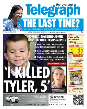The Peterborough Evening Telegraph - 20 Apr 2012