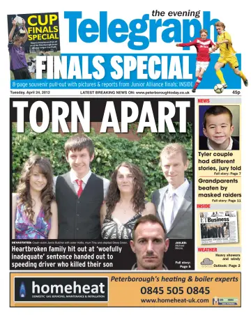 The Peterborough Evening Telegraph - 24 Apr 2012