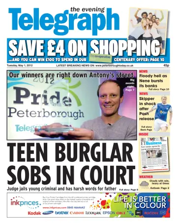The Peterborough Evening Telegraph - 1 May 2012