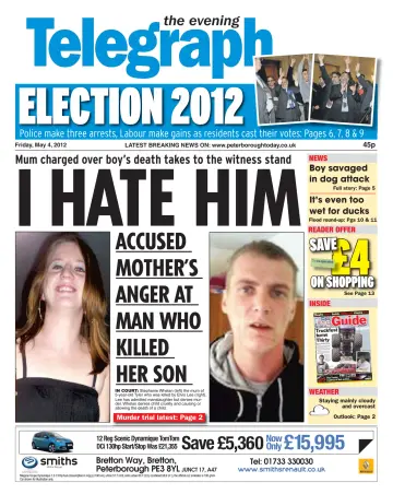 The Peterborough Evening Telegraph - 4 May 2012