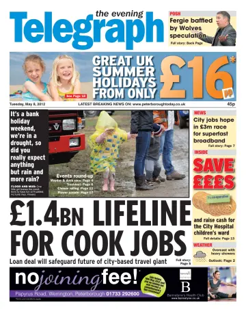 The Peterborough Evening Telegraph - 8 May 2012