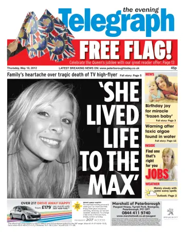 The Peterborough Evening Telegraph - 10 May 2012