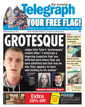 The Peterborough Evening Telegraph - 16 May 2012