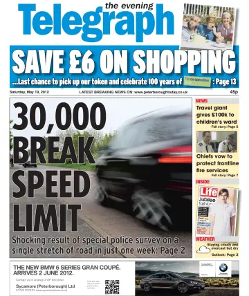 The Peterborough Evening Telegraph - 19 May 2012