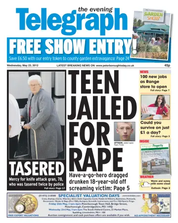The Peterborough Evening Telegraph - 23 May 2012