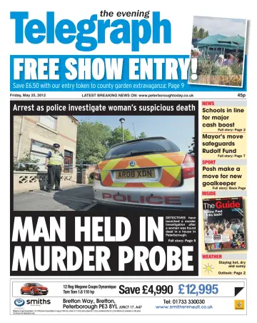 The Peterborough Evening Telegraph - 25 May 2012