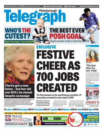 The Peterborough Evening Telegraph - 25 Oct 2012