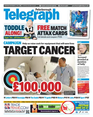 The Peterborough Evening Telegraph - 1 Nov 2012