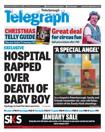 The Peterborough Evening Telegraph - 20 Dec 2012