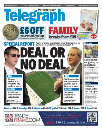 The Peterborough Evening Telegraph - 18 Apr 2013