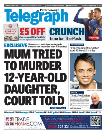 The Peterborough Evening Telegraph - 25 Apr 2013
