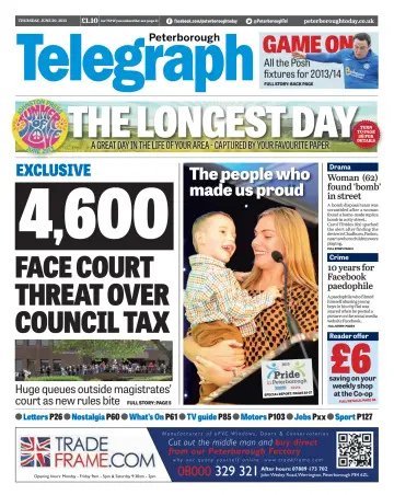 The Peterborough Evening Telegraph - 20 Jun 2013