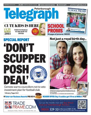 The Peterborough Evening Telegraph - 25 Jul 2013