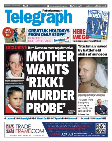 The Peterborough Evening Telegraph - 1 Aug 2013
