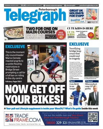 The Peterborough Evening Telegraph - 8 Aug 2013