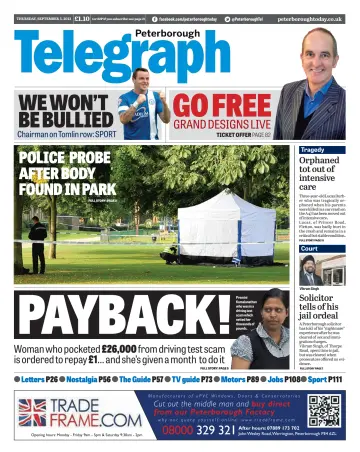 The Peterborough Evening Telegraph - 5 Sep 2013
