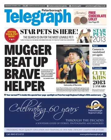 The Peterborough Evening Telegraph - 3 Oct 2013