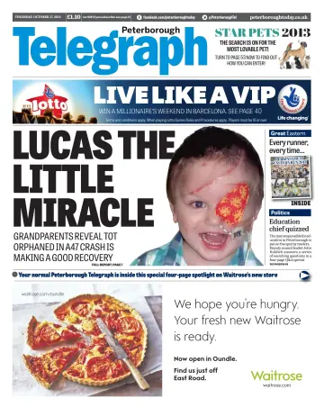 The Peterborough Evening Telegraph - 17 Oct 2013
