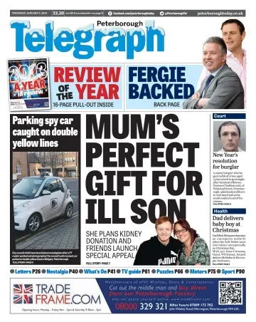 The Peterborough Evening Telegraph - 2 Jan 2014