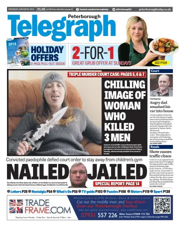 The Peterborough Evening Telegraph - 23 Jan 2014