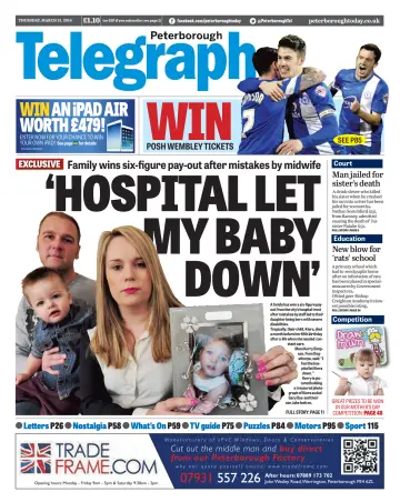 The Peterborough Evening Telegraph - 13 Mar 2014