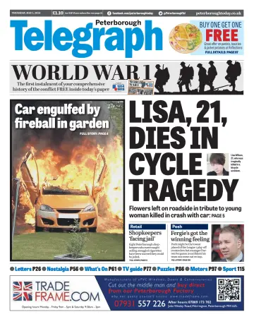 The Peterborough Evening Telegraph - 1 May 2014