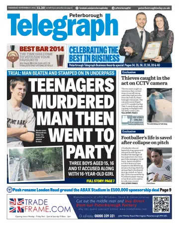 The Peterborough Evening Telegraph - 27 Nov 2014