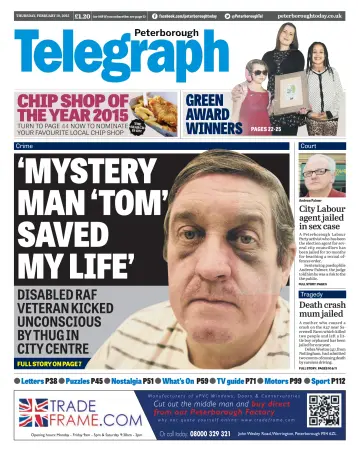 The Peterborough Evening Telegraph - 19 Feb 2015