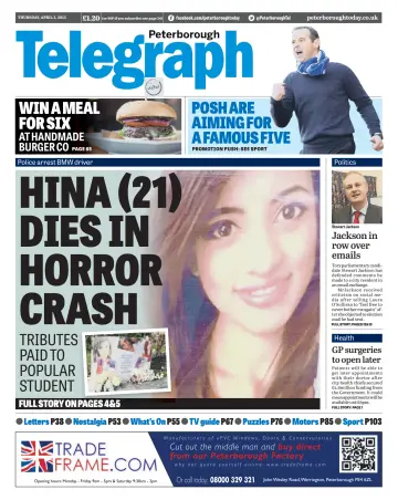 The Peterborough Evening Telegraph - 2 Apr 2015