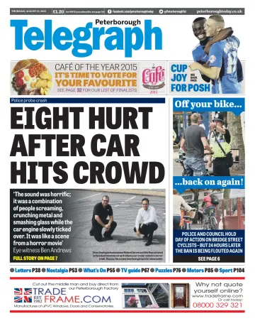 The Peterborough Evening Telegraph - 13 Aug 2015