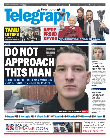 The Peterborough Evening Telegraph - 17 Sep 2015