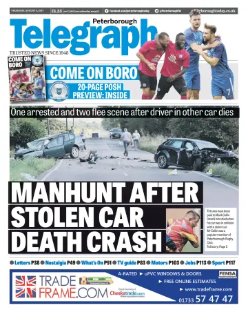 The Peterborough Evening Telegraph - 3 Aug 2017