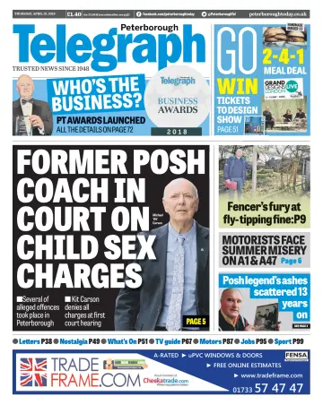 The Peterborough Evening Telegraph - 19 Apr 2018