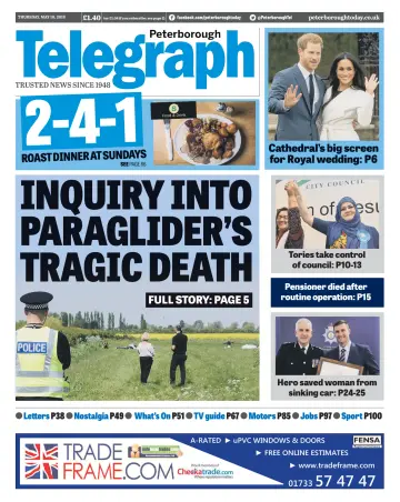 The Peterborough Evening Telegraph - 10 May 2018